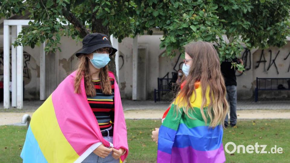 Christopher Street Day in Amberg. Bild: Williamson, Dagmar
