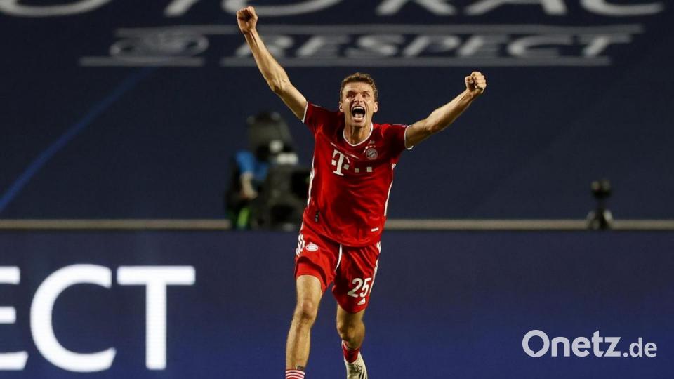 Thomas Müller gewann mit dem FC Bayern zum zweiten Mal die Champions League. Foto: Matthew Childs/Pool Reuters/AP/dpa Bild: Matthew Childs