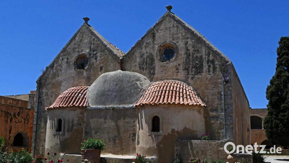 Wenn Johann Gmeiner mit seiner Ehefrau Christl verreist hat er selbstverständlich seine Kamera im Gepäck. Zurückgekommen ist er von seiner zweiten Kretareise mit eindrucksvollen Motiven. Hier waren sie im Kloster Arkadi. Bild: Johann Gmeiner