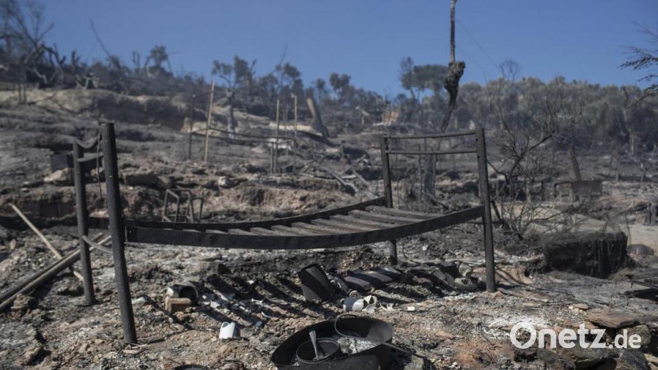 Durch den Brand im Lager Moria, das eigentlich nur auf 2800 Bewohner ausgelegt war, sind auf einen Schlag mehr als 12 000 Migranten auf Lesbos ohne Bleibe. Bild: Petros Giannakouris