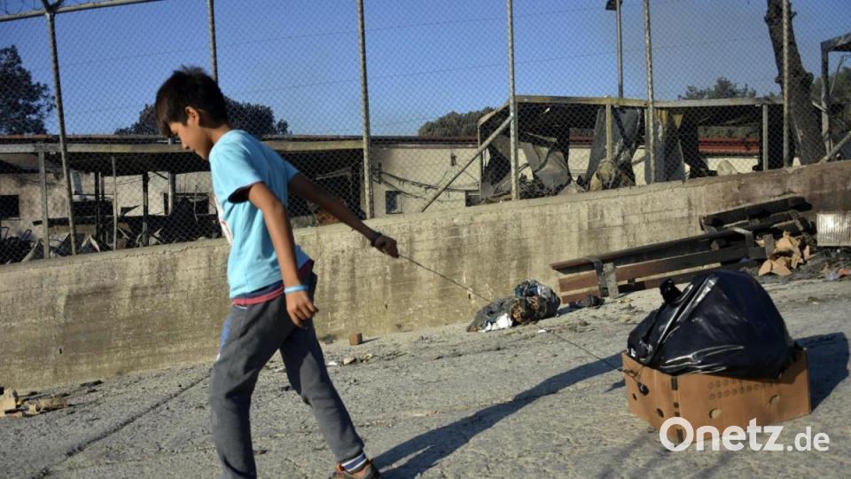 Durch den Brand im Lager Moria, das eigentlich nur auf 2800 Bewohner ausgelegt war, sind auf einen Schlag mehr als 12 000 Migranten auf Lesbos ohne Bleibe. Bild: Panagiotis Balaskas