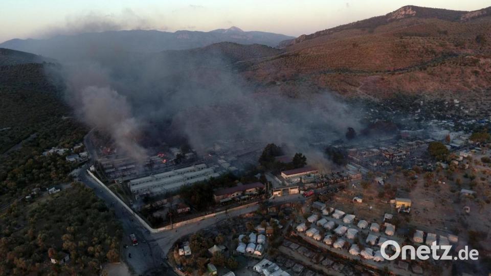 Durch den Brand im Lager Moria, das eigentlich nur auf 2800 Bewohner ausgelegt war, sind auf einen Schlag mehr als 12 000 Migranten auf Lesbos ohne Bleibe. Bild: Panagiotis Balaskas