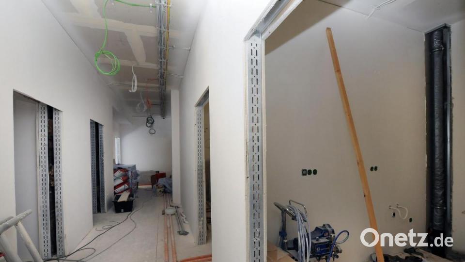 Im Obergeschoss des Rathauses wurden neue Räume geschaffen. Bild: Stephan Huber