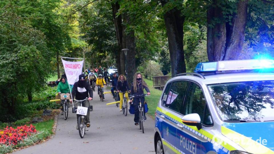 Am Freitag demonstrieren 35 Radfahrer für den Klimaschutz. Bild: Kunz