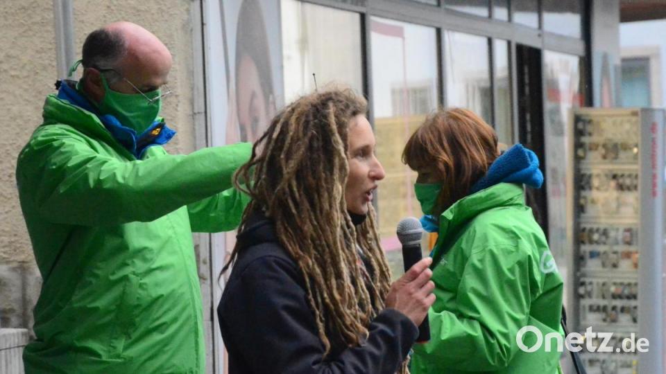 Karin Fichtner macht Fluchtursachen am Klimawandel fest. Bild: Kunz