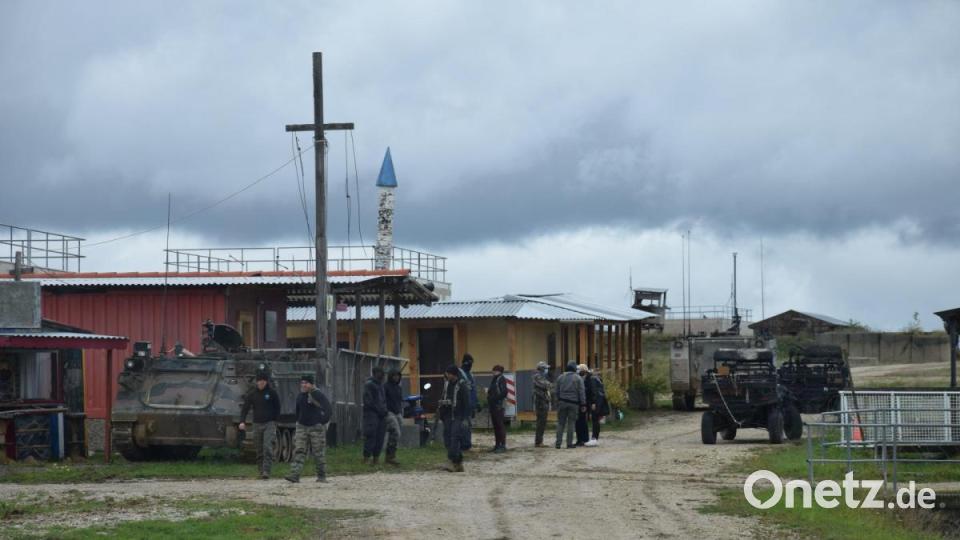In der ehemaligen Ortschaft Haasla, im Osten des Übungsplatzes, haben die OPFOR-Verbände ihren Gefechtsstand eingerichtet. Bild: bö