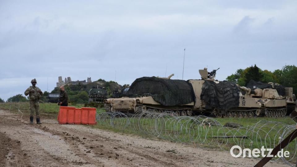 Hermetisch abgeriegelt ist das Hauptquartier der Panzerbrigade der US-Armee gleich hinter der Hohenburg in Richtung Viehausen. Bild: bö