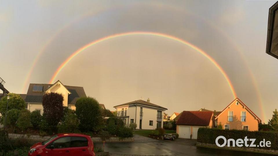 Doppelter Regenbogen in Kastl Bild: rpp