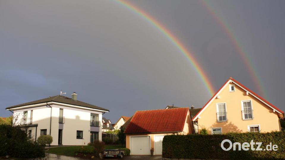 Doppelter Regenbogen in Kastl Bild: rpp