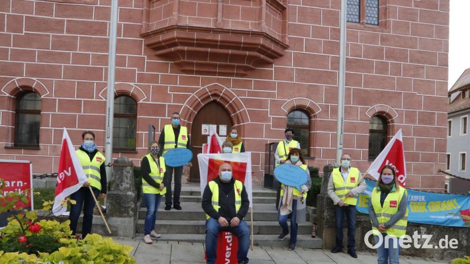 Die Abordnung des St.-Anna-Krankenhauses. Bild: mfh