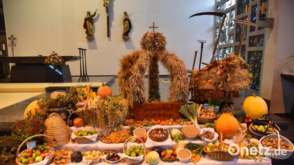 Erntedank in Poppenricht. Bild: eik