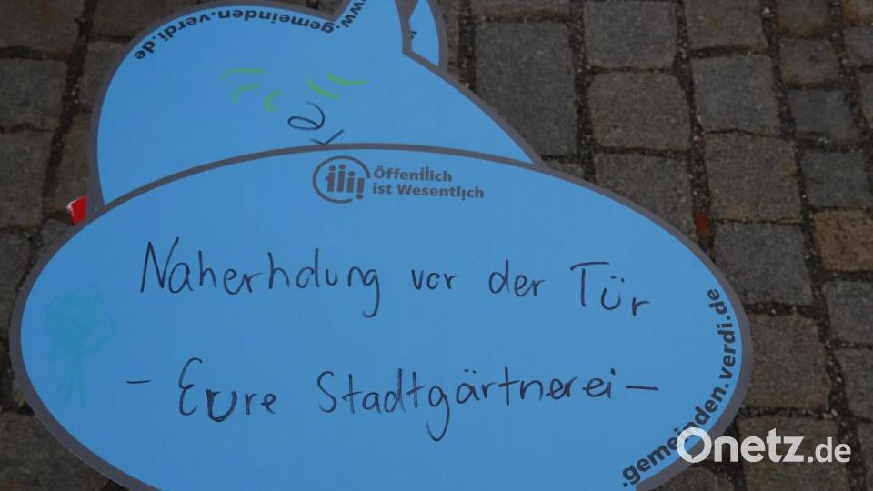 .Warnstreik in Sulzbach-Rosenberg. Bild: mfh
