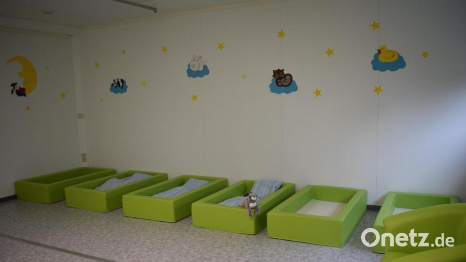 Für die Kleinen stehen Betten bereit. Bild: bnr