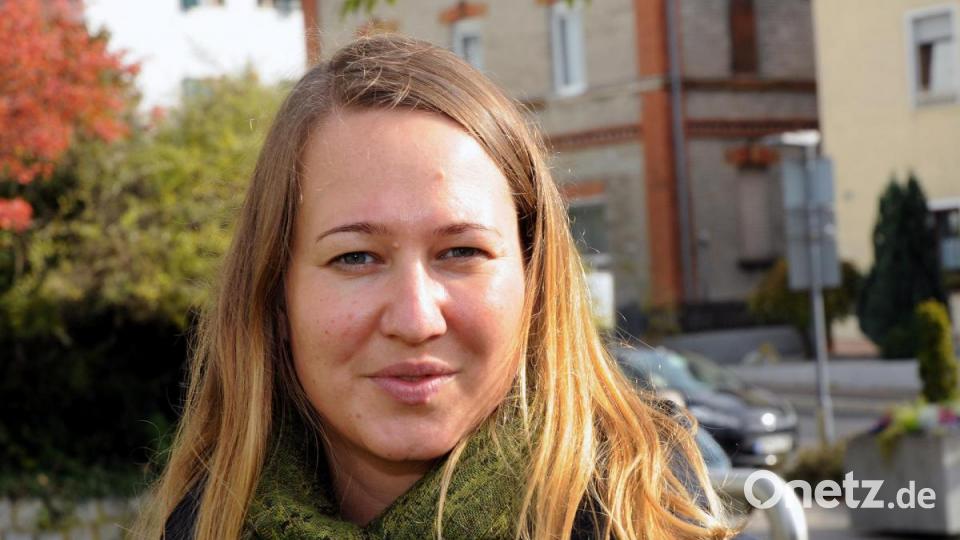 Gewerkschaftssekräterin Marina Mühlbauer. Bild: Stephan Huber