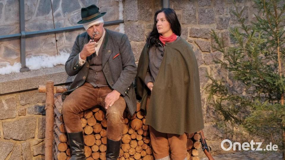 Premiere Brandner Kaspar Freudenberger Bauernbühne 2018
Die Marei hat sich unter die Treiber gemischt Bild: chl
