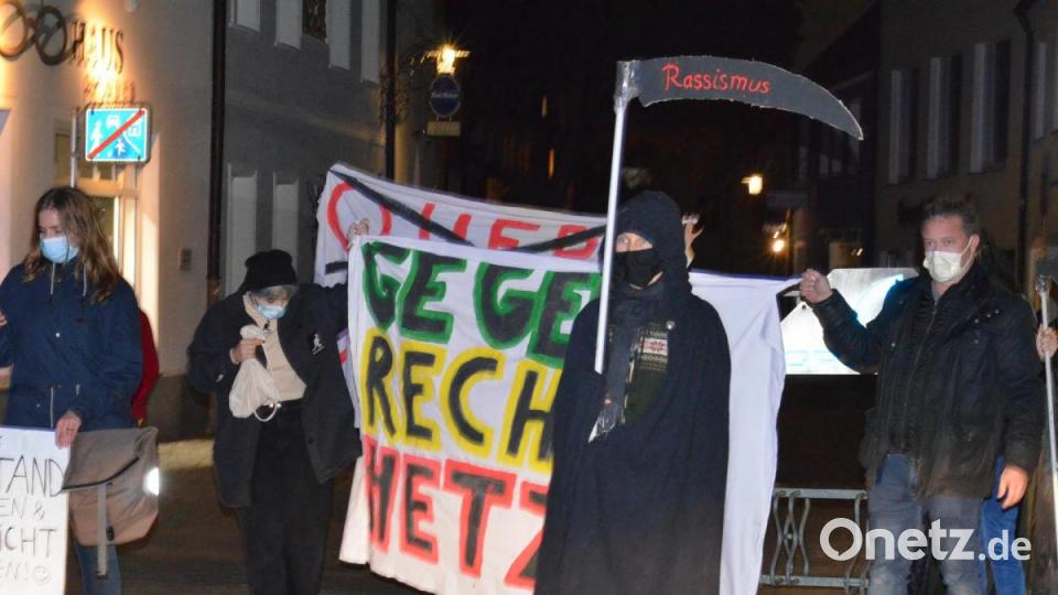 Gegendemonstration. Bild: Kunz
