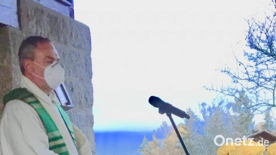 Eine Hubertusmesse fand am Buchberg statt. Bild: Sabine Weiß/exb