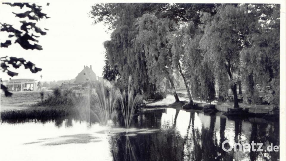 Blick zum Stadtweiher. Bild: Kultur- und Militärmuseum Grafenwöhr