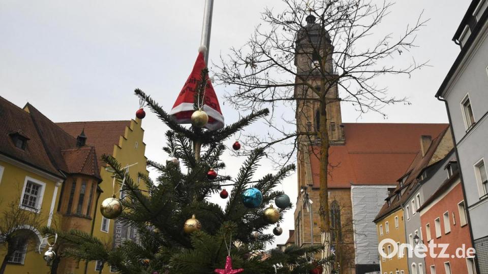 Dieser Baum hat sogar eine Mütze bekommen. Bild: Petra Hartl