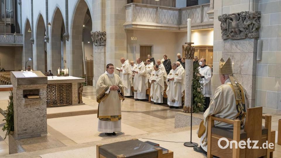 Bruder Michael wurde in der Kirche der Erzabtei St. Ottilien zum Diakon geweiht. Bild: Br. Cassian Jakobs (OSB)