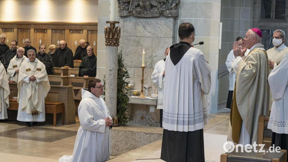 Bruder Michael wurde in der Kirche der Erzabtei St. Ottilien zum Diakon geweiht. Bild: Benkhardt