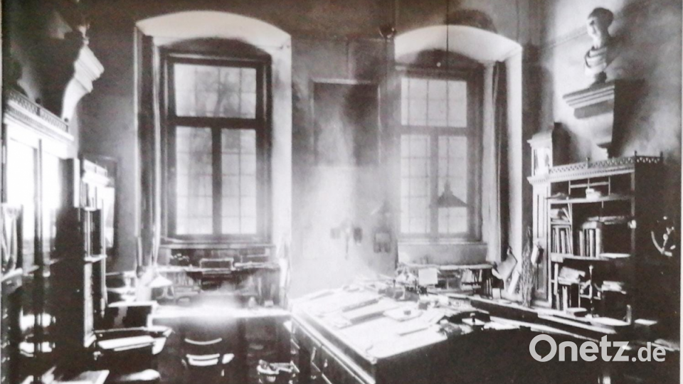 Blick in den hinteren, südlichen Raum der Druckerei J.E. v. Seidel, 1913. Bild: Verlagsarchiv Seidel, Sulzbach-Rosenberg/exb