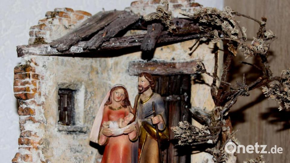 Ein Detail aus einer orientalischen Krippe. Bild: ds