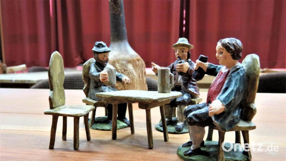 Diese niedliche Biertrinker-Gruppe stammt von Ruth Gerl. Bild: ubb