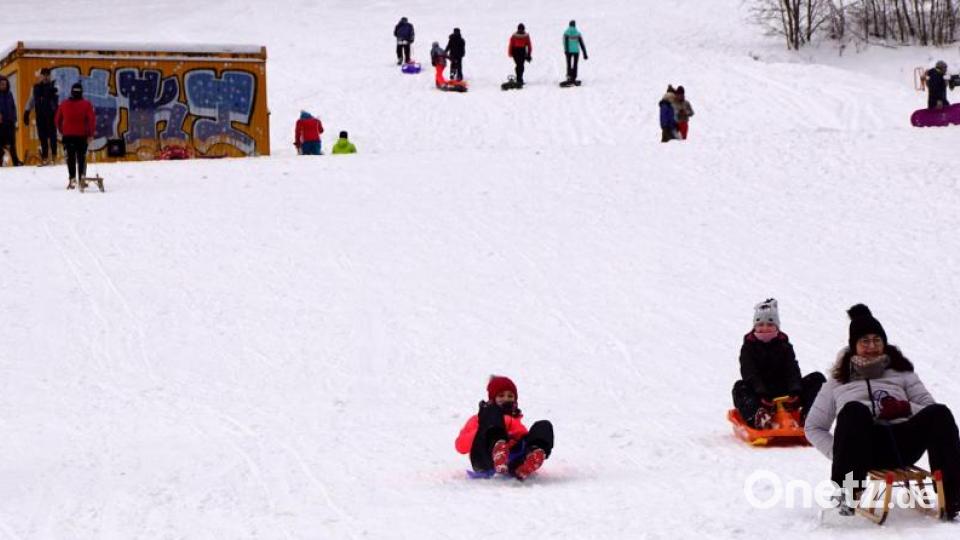 Am Tannenberglift in Immenreuth ging es am Samstagnachmittag eher gemütlich zu. Bild: bkr