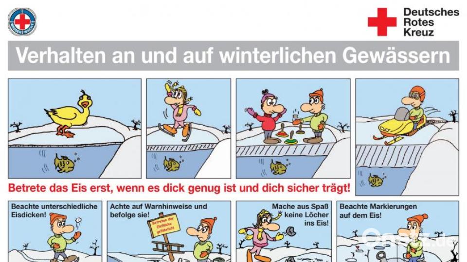 Das Eisregelposter der Wasserwacht Bild: do