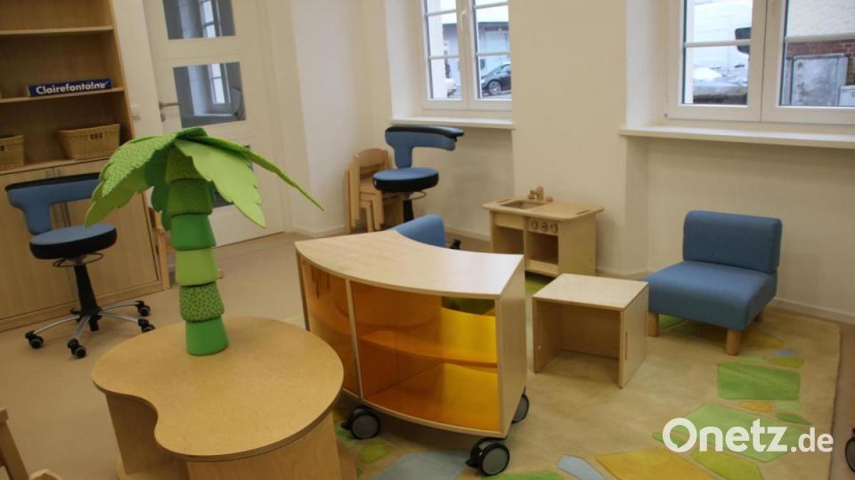 Die Kinderkrippe ist zum Großteil schon mit viel Liebe zum Detail eingerichtet worden. Bis zum Start des Betriebs Anfang Februar sind auch hier die Einzugsarbeiten erledigt. Bild: ads