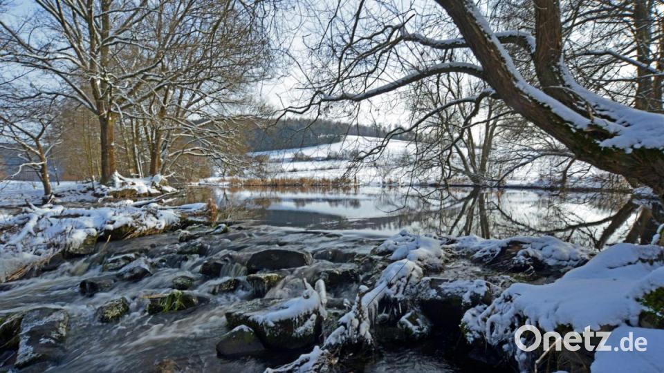 Da kann man die Seele baumeln lassen: Fluss und Landschaft bei Pfreimd im winterlichen Kleid. Fotografiert hat diese Idylle Günter Moser. Bild: Moser