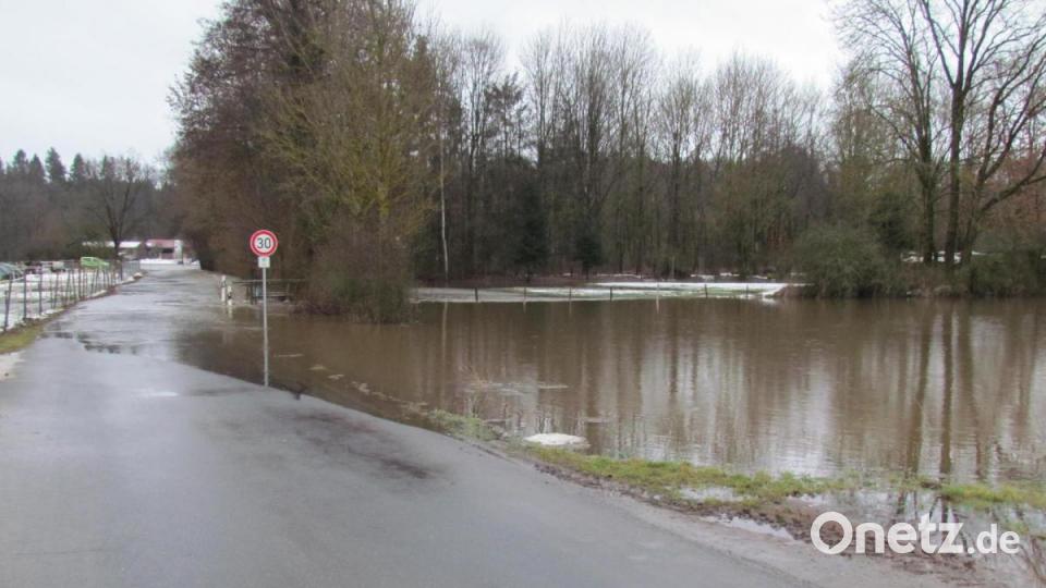 Hochwasser in Pressath. Bild: is
