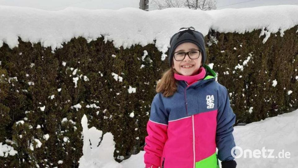 Eine Schneeburg ist natürlich ein Klassiker. Bild: Grundschule Kulmain/exb