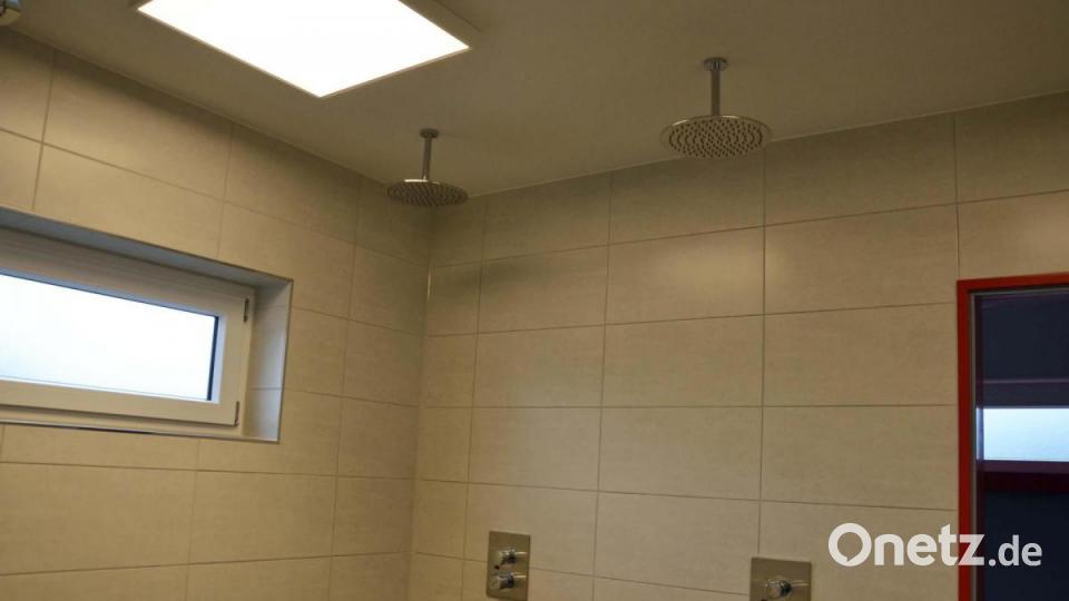 Rechtzeitig zum vorgegebenen Zeitpunkt 31. Dezember wurde der Neubau der Umkleidekabinen abgeschlossen. Bild: ü
