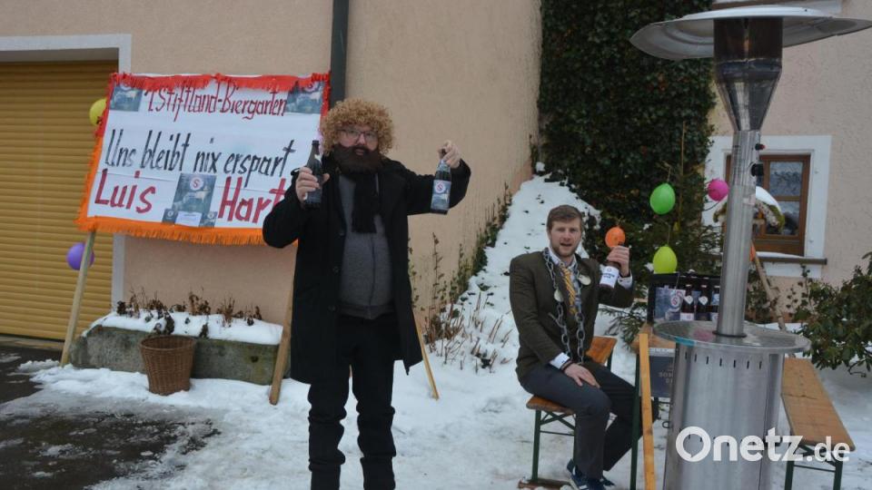 Der 1. Stiftländer Biergarten ist eröffnet. Bild: jr