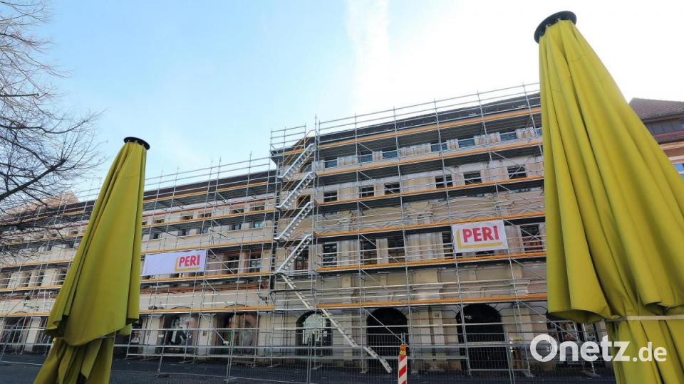 Derzeit größte Baustelle in der Altstadt ist das Projekt Drei Höfe. Damit ist der Leerstand im ehemaligen Kaufhaus Storg endlich beendet. Bild: Wolfgang Steinbacher