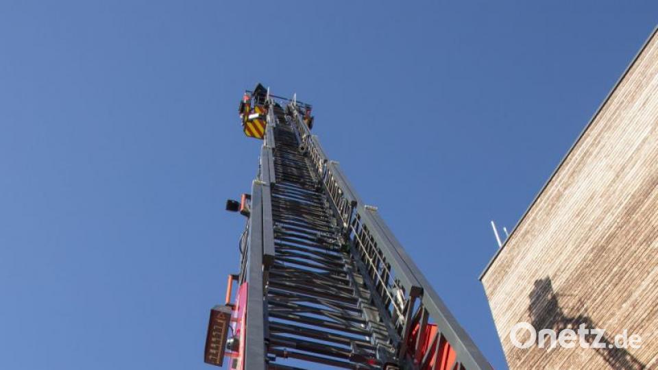 Die neue Drehleiter der Feuerwehr Tirschenreuth. Bild: Feuerwehr Tirschenreuth/exb