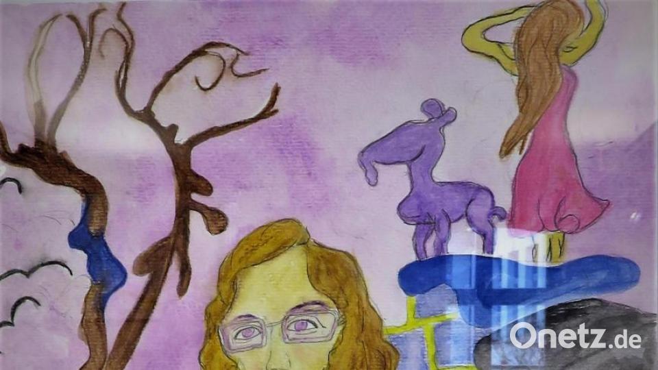 &quot;Selbstporträt&quot; von Ulla Britta Baumer. Bild: ubb