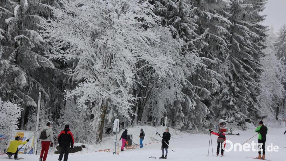 Wintersportvergnügen auf der Silberhütte. Bild: kro