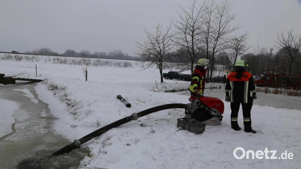Die Wasserversorgung war durch einen Teich gesichert. Bild: Roland Wellenhoefer