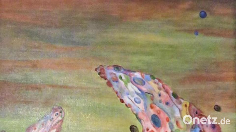 "Eine Welt für sich": Malerei von Tom Brankovic. Bild: ubb