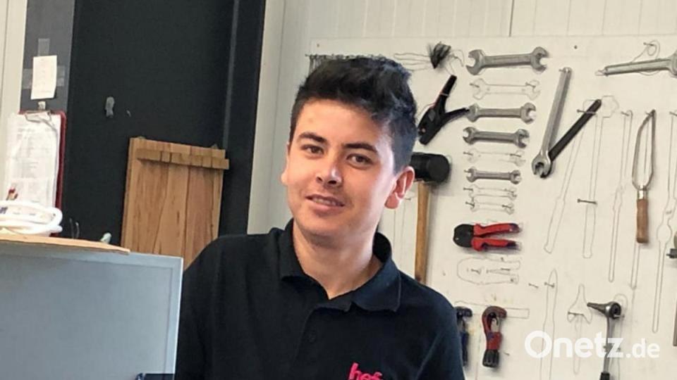 An seinem Ausbildungsplatz in einer Firma für Kältetechnik lernte Ibrahim das Montieren, Reparieren und Warten von kälte-und klimatechnischen Anlagen. Bild: hka