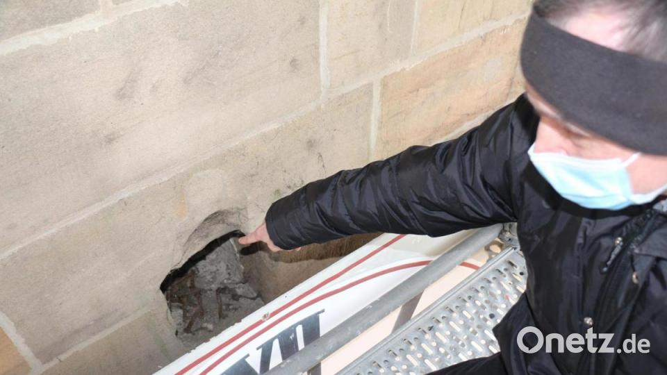 Hier war der Antrieb der Zifferblätter installiert. Bild: rpp