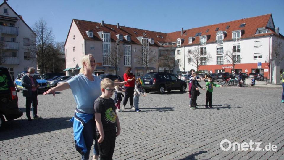 Bei der Demoveranstaltung durfte auch der Spass nicht fehlen. Bild: wro