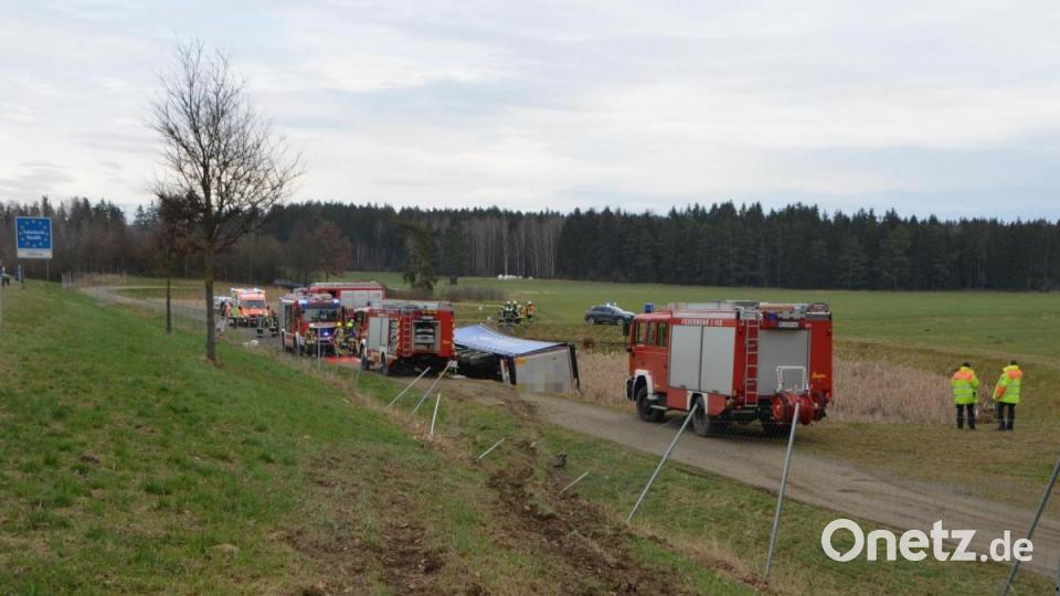 Der Lkw durchbrach einen Wildschutzzaun. Bild: dob
