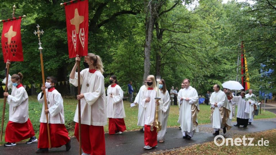 Patroziniumsfeier auf dem Annaberg. Bild: mfh