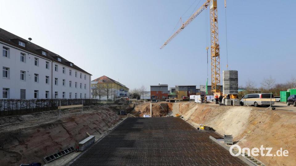 Noch ist von dem neuen Gebäude noch nichts zu sehen. Bild: Wolfgang Steinbacher