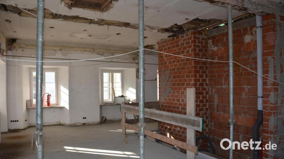 Hier soll künftig das Trauungszimmer untergebracht werden, das sich derzeit noch im neuen Verwaltungsgebäude befindet. Bild: jr