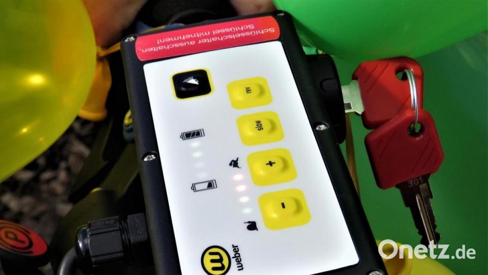 Von der &quot;Schnecke&quot; zum &quot;Hasen&quot;: Die Geschwindigketi des Fahrzeugs lässt sich je nach Möglichkeiten entsprechend anpassen Ansonsten ist die Technik einfach gehalten. Bild: ubb